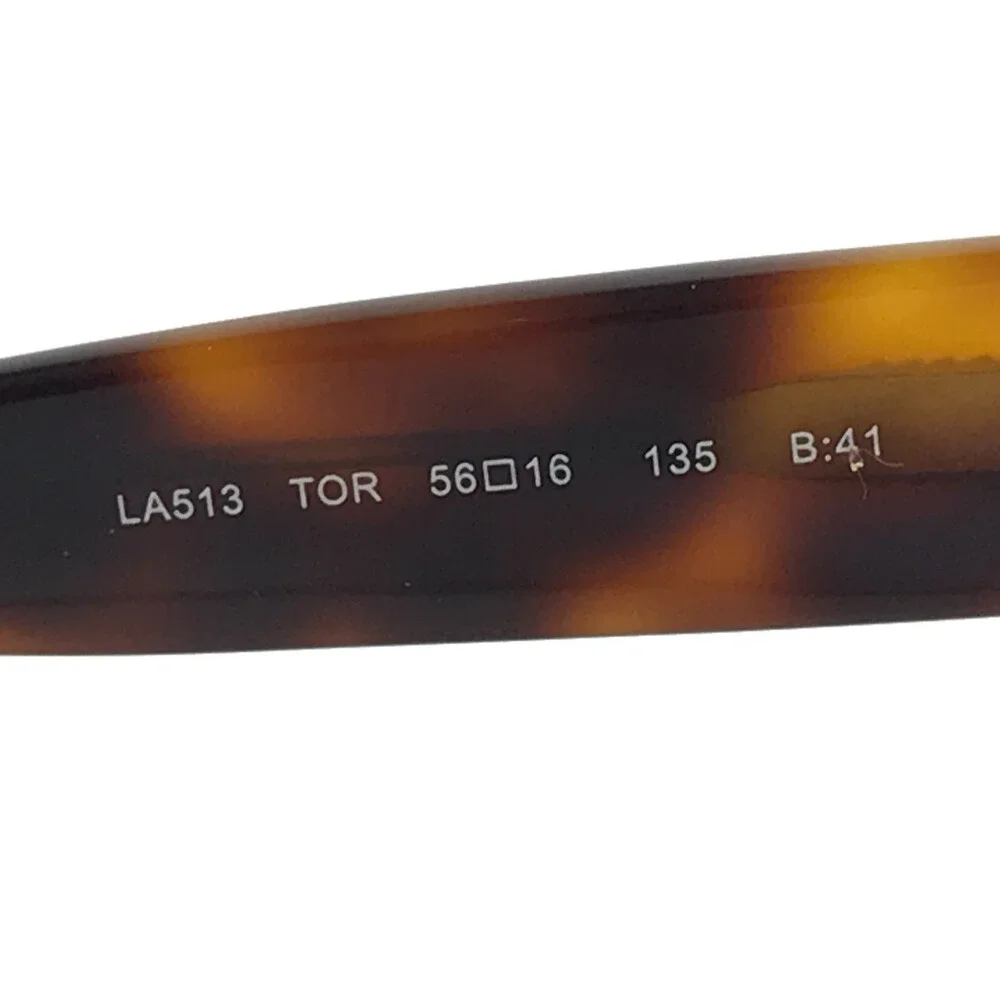 L.A.M.B. Sunglasses LA513 TOR Tortoise Square Frames with Brown Lenses 56-16-135